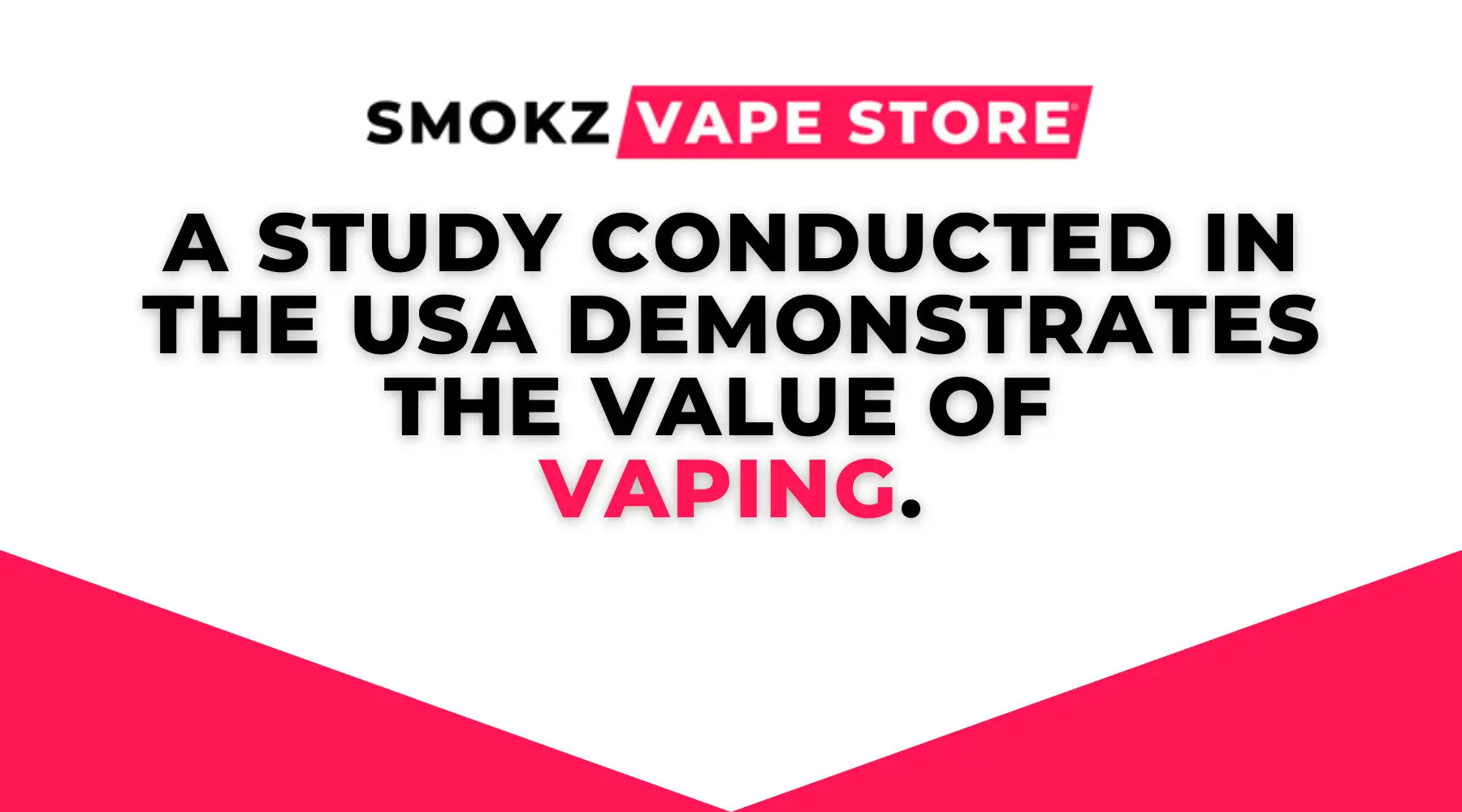 Advertisement for a vape store featuring Nic Salt products in American Vape Study context
