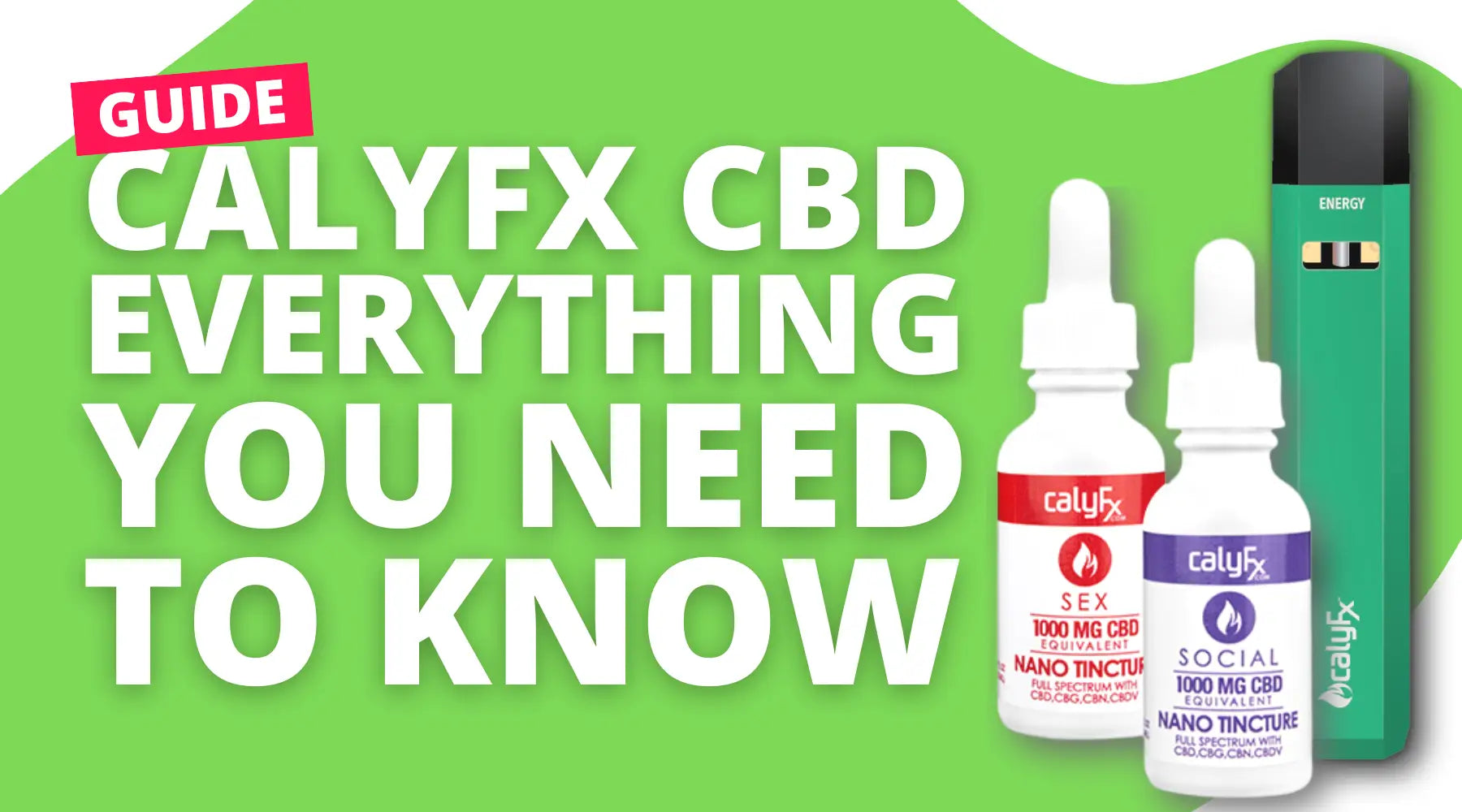 CalyFX Vape Products Explore Full-Spectrum CBD and Nic Salt Innovation - Smokz Vape Store