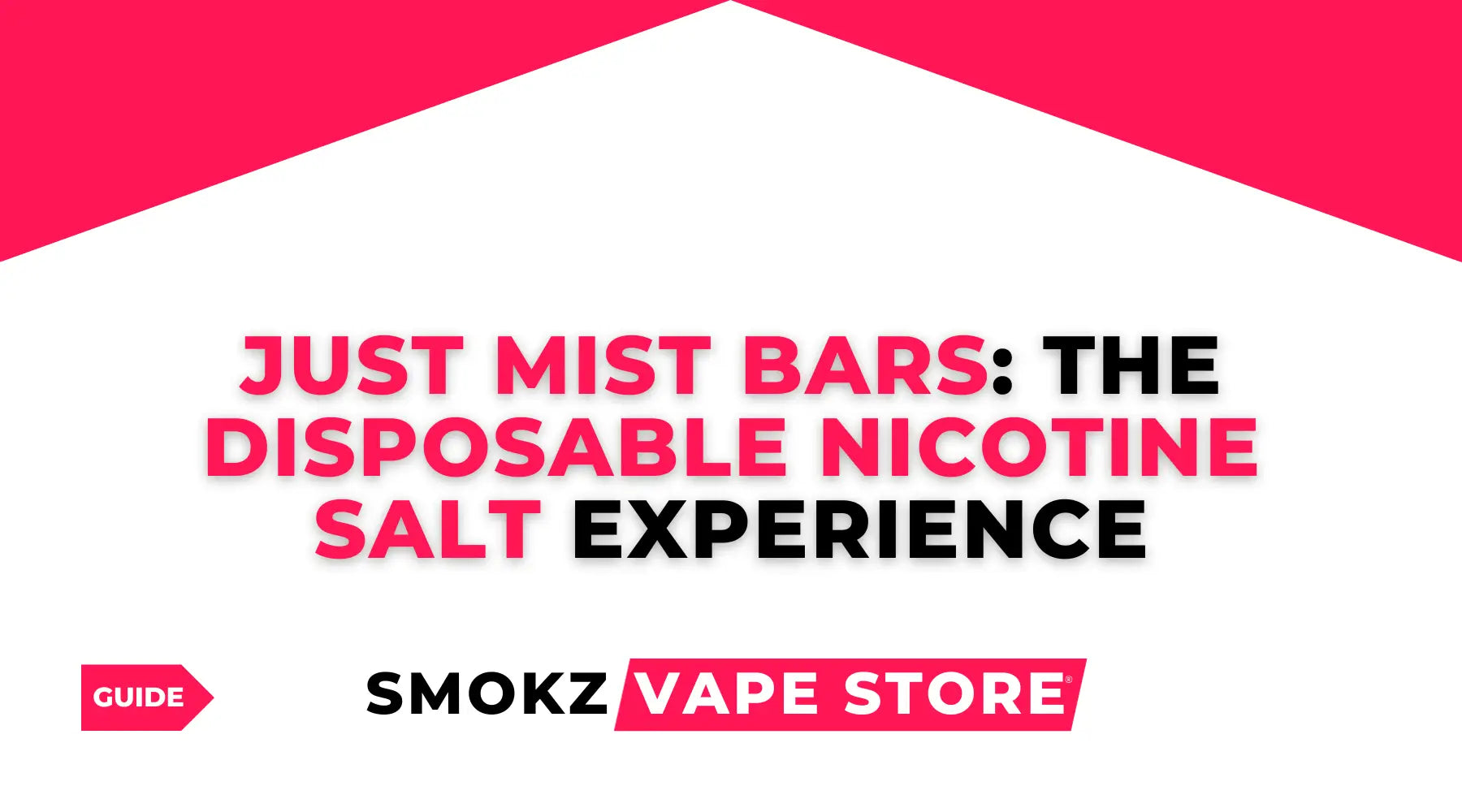 Promotional graphic for Mist Bars offer disposable nicotine salt e-liquid for hassle-free vaping