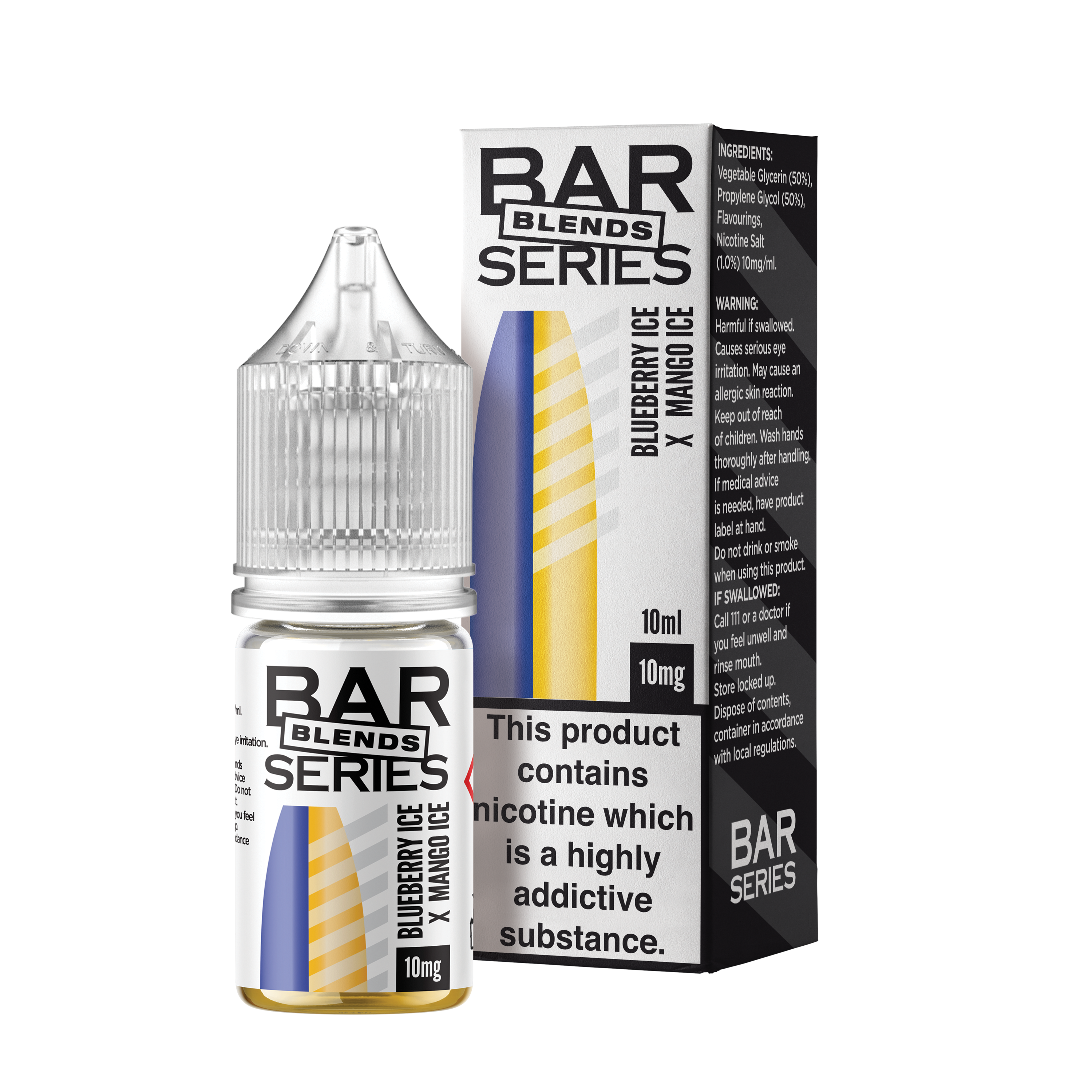 Bar Series Blueberry Ice X Mango Ice Nic Salt E-Liquid