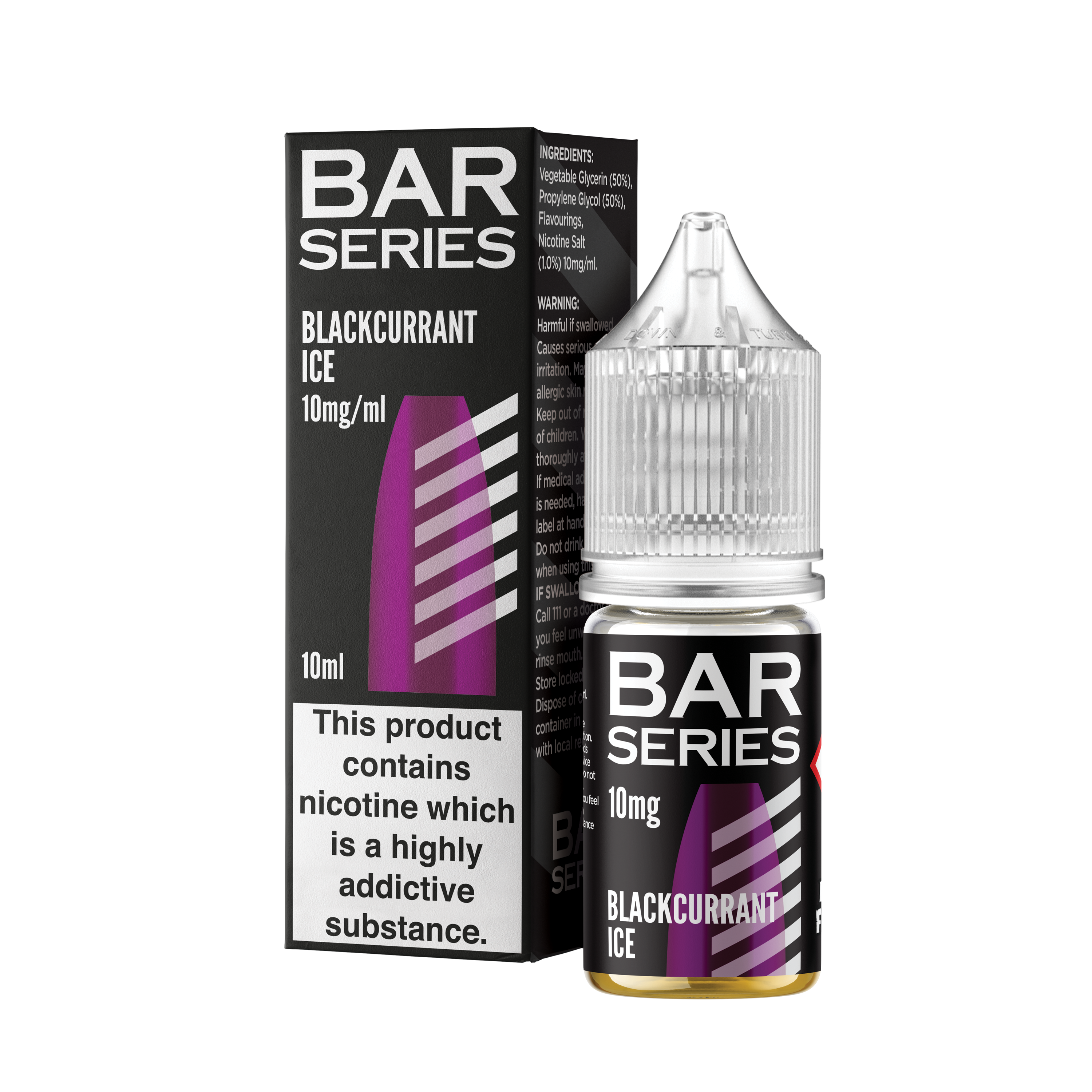 Bar Series Blackcurrant Ice Nic Salt E-Liquid