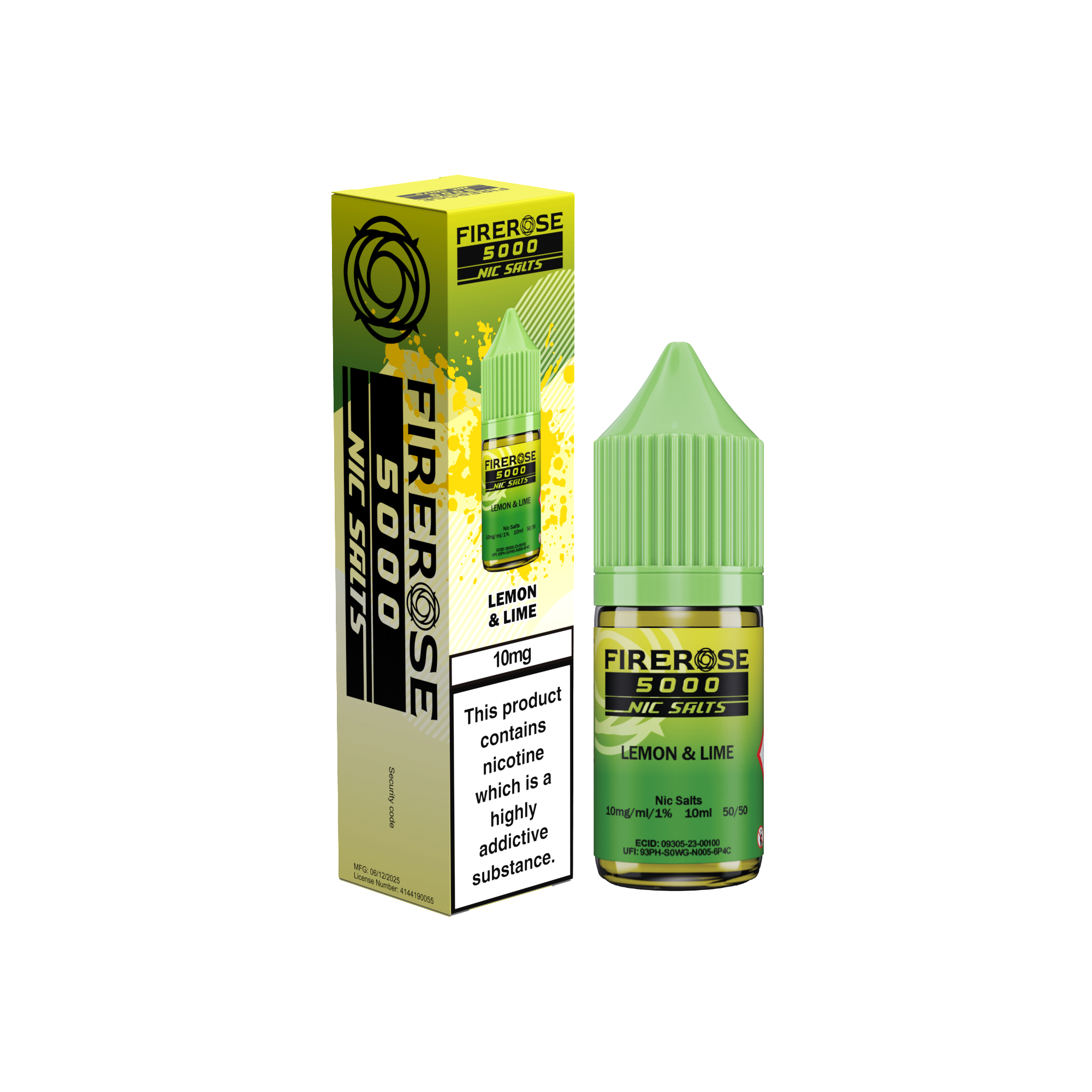 Firerose 5000 Lemon & Lime Nic Salt E-Liquid