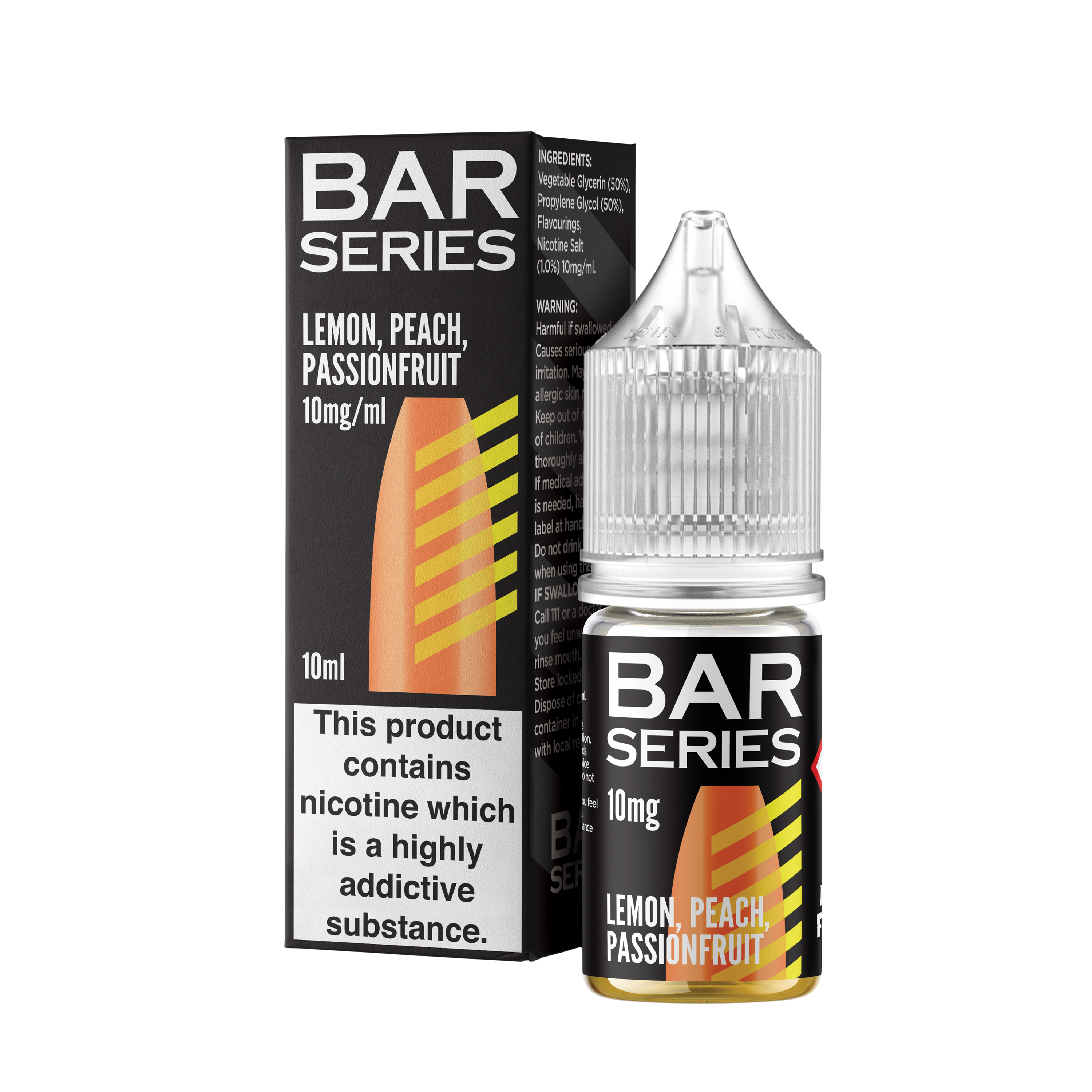 Bar Series Lemon Peach Passionfruit Nic Salt E-Liquid