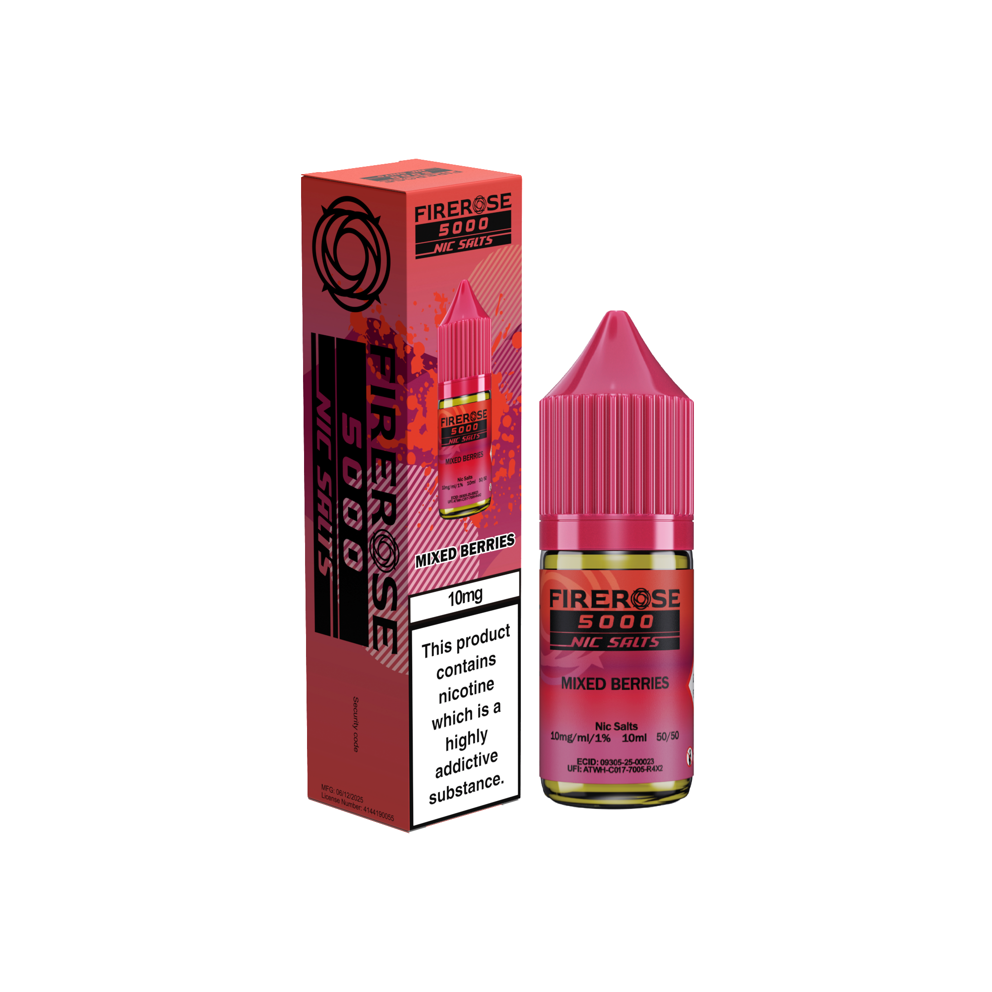 Firerose 5000 Mixed Berries Nic Salt E-Liquid