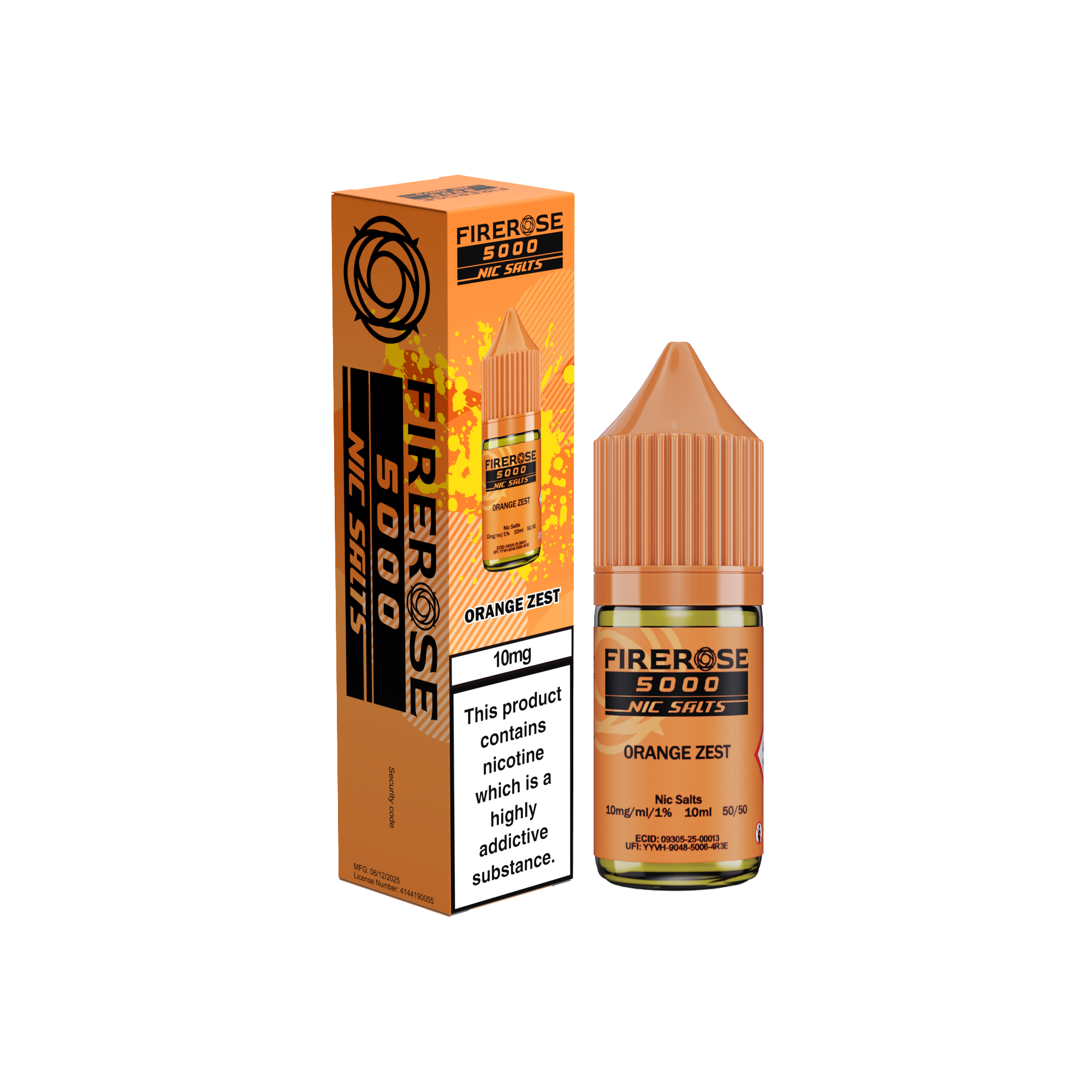 Firerose 5000 Orange Zest Nic Salt E-Liquid