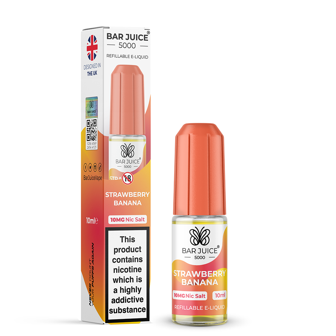 Bar Juice 5000 Strawberry Banana Nic Salt E-Liquid