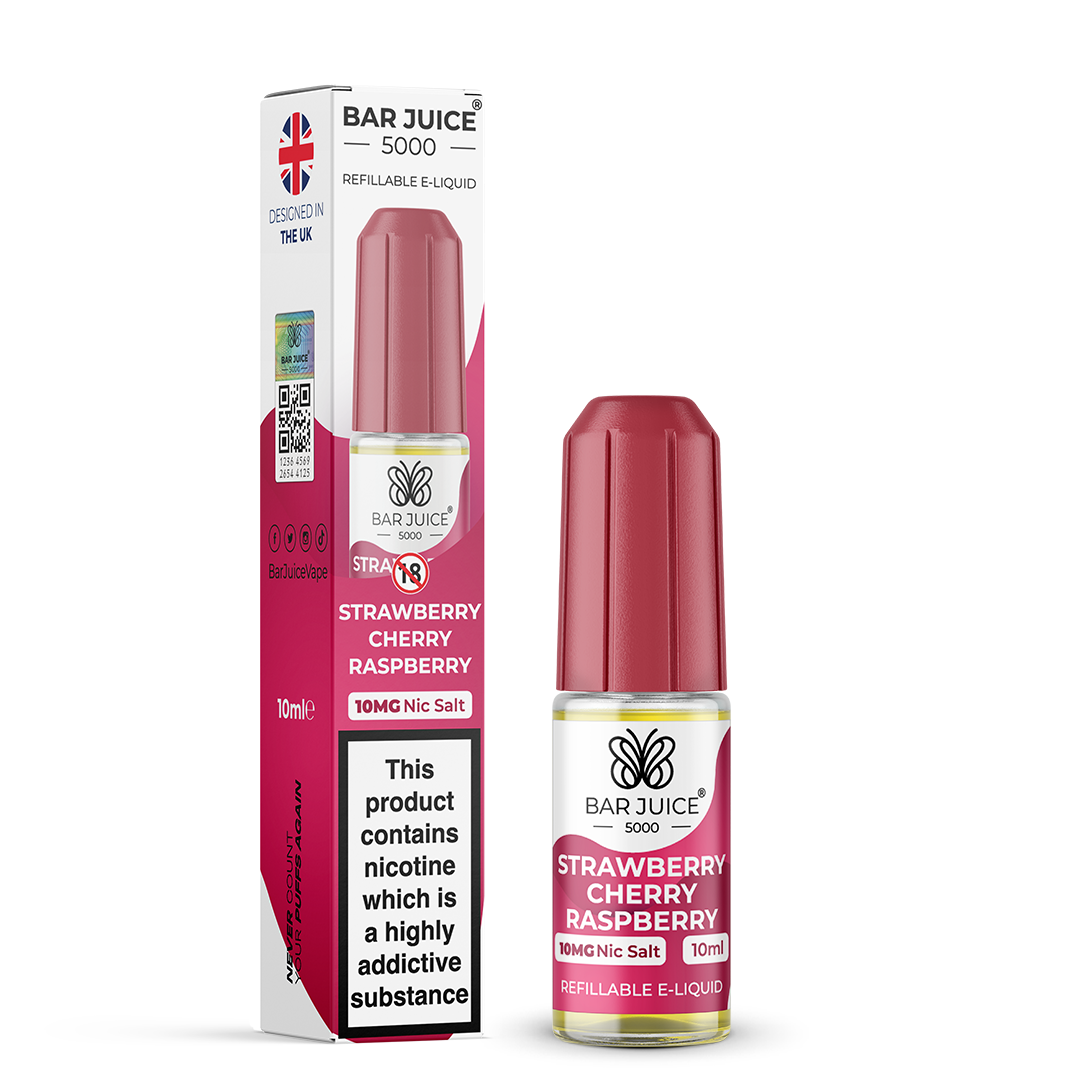 Bar Juice 5000 Strawberry Cherry Raspberry Nic Salt E-Liquid
