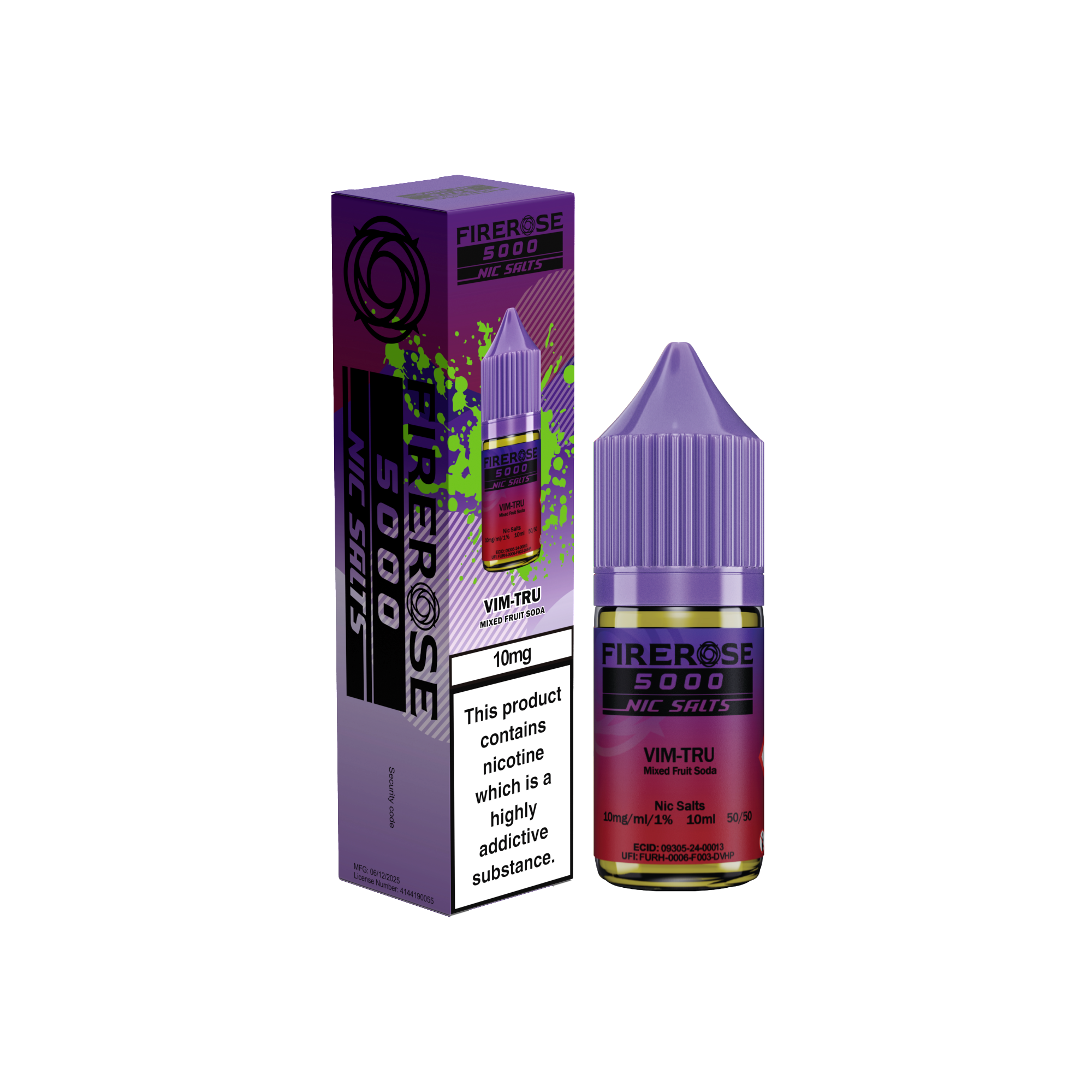 Firerose 5000 Vim Tru Nic Salt E-Liquid
