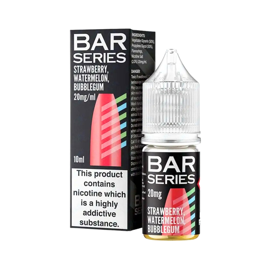Bar Series Strawberry Watermelon Bubblegum Nic Salt E-Liquid.
