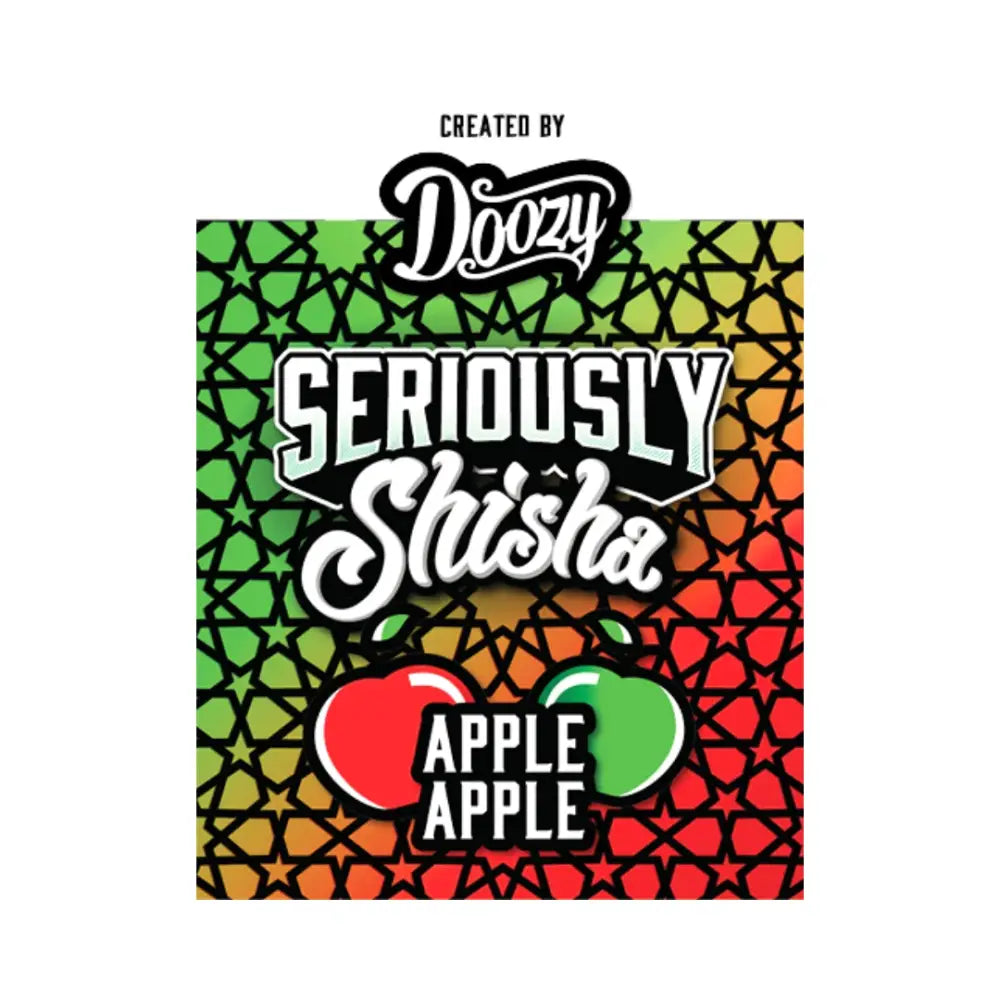 Doozy Seriously Shisha Nic Salts – Apple Apple Flavour Card.