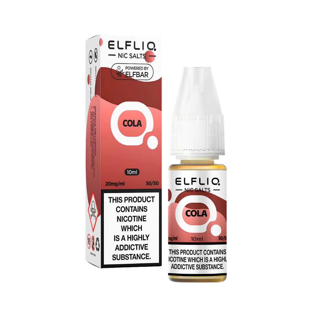 Elfliq Cola Nic Salt E-Liquid.