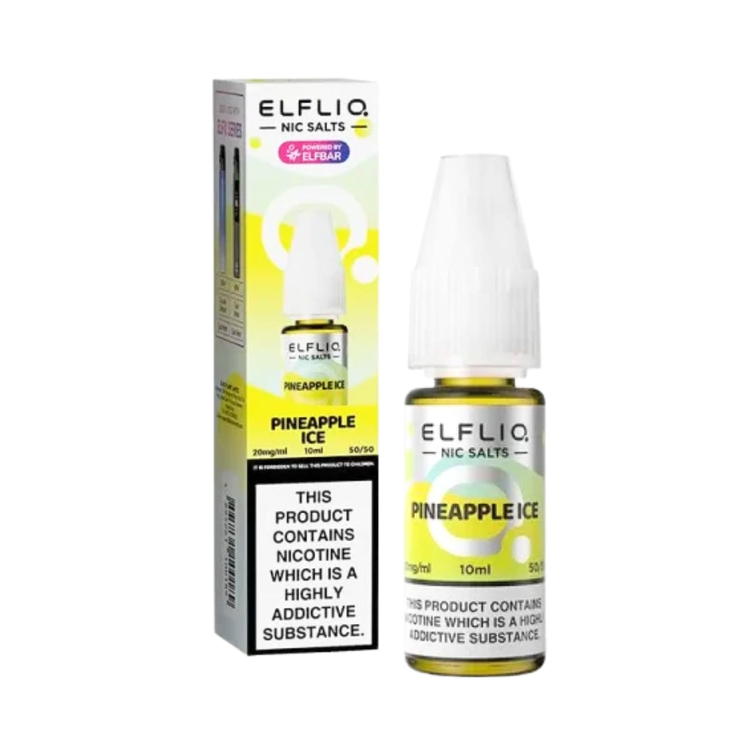 Elfliq Pineapple Ice Nic Salt E-Liquid.