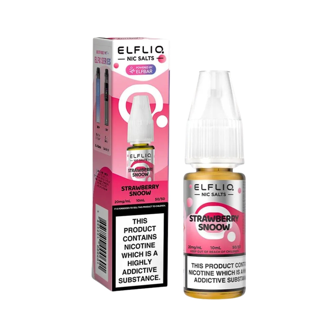 Elfliq Strawberry Ice Cream Nic Salt E-Liquid.