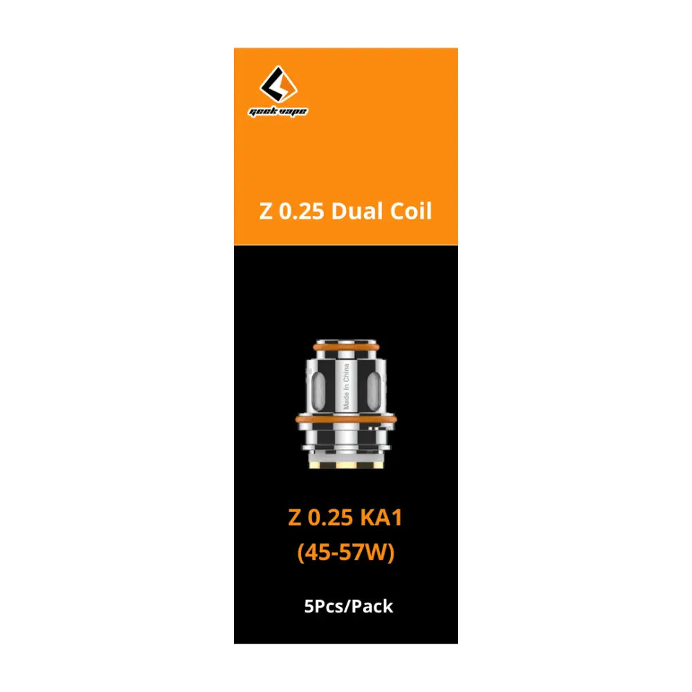 Geekvape Z Coils for direct lung vaping, KA1 material, pack of 5 at Smokz Vape Store