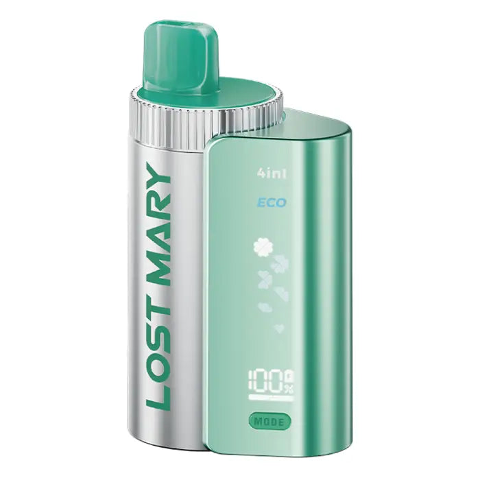 Lost Mary smokz vape pod kit special edition in mint green and silver