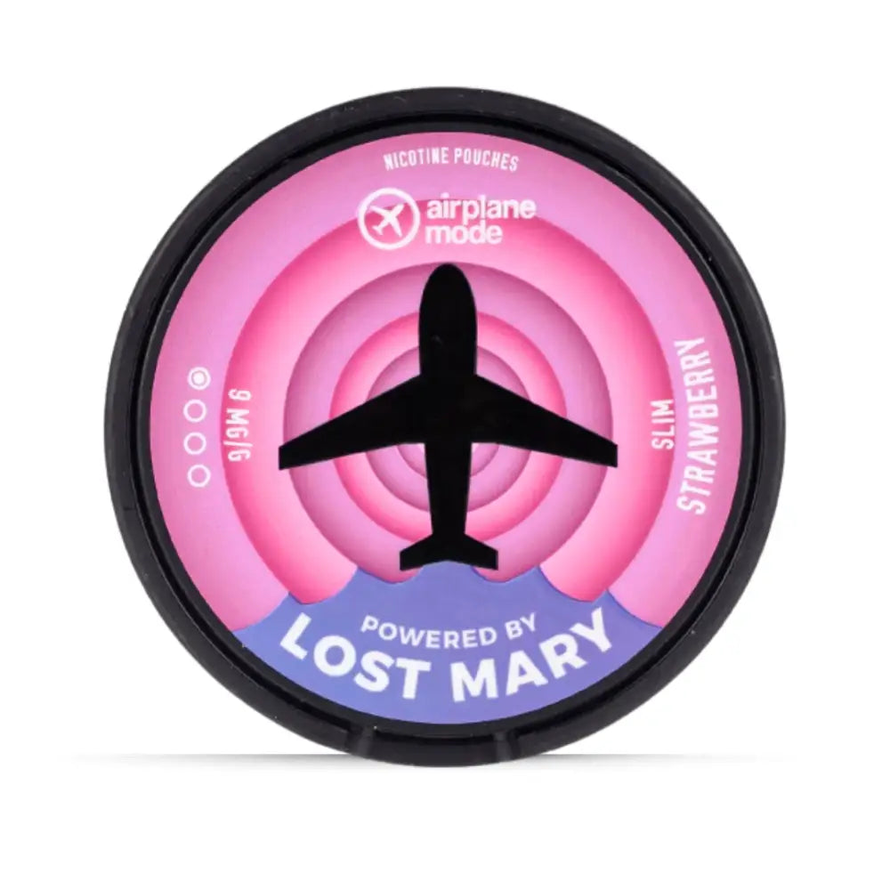 Lost Mary Airplane Mode Strawberry Nicotine Pouches.