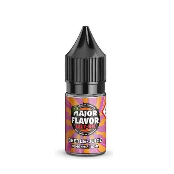Small bottle of Major Flavour Beetle Juice Nic Salt E-Liquid at Smokz Vape Store