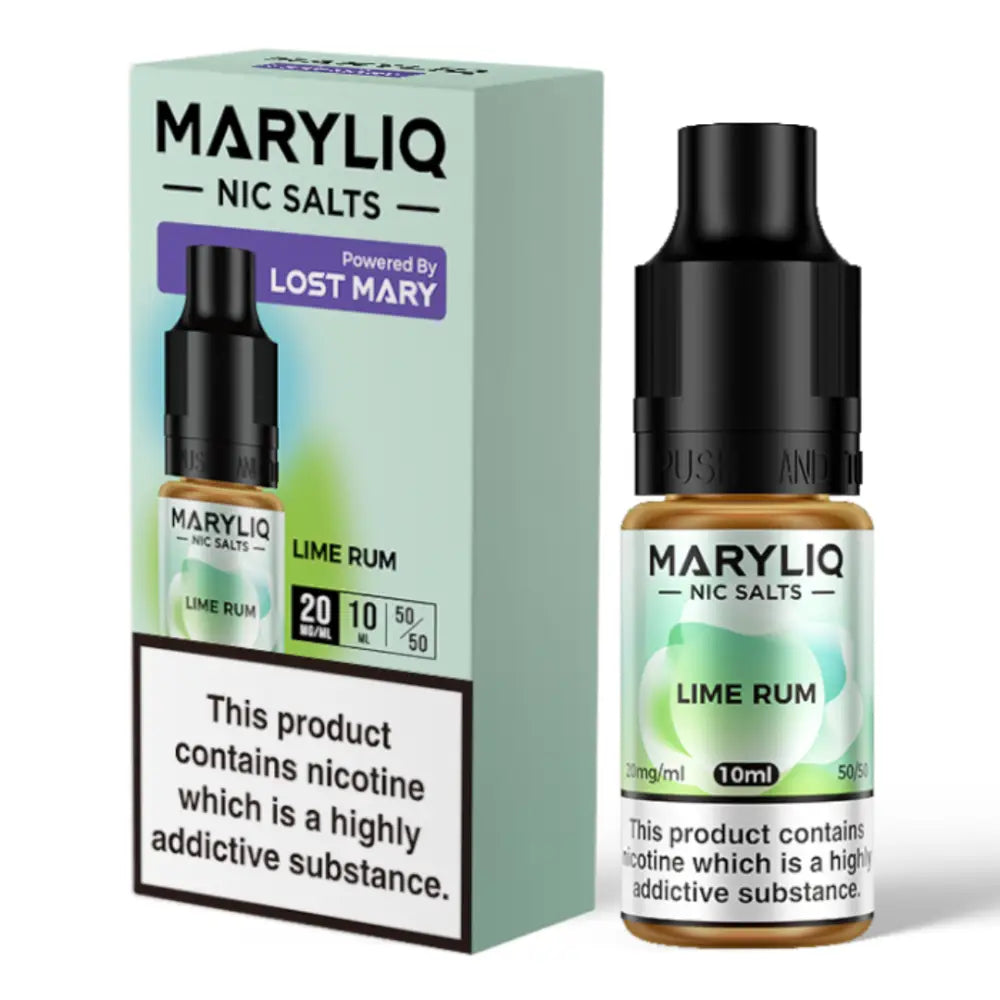 Maryliq e-liquid nic salt Lime Rum flavor with nicotine at Smokz Vape Store