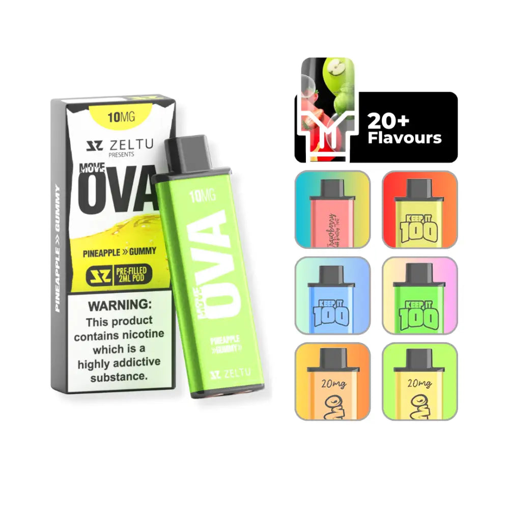 Ova Pineapple Gummy Zeltu X3 Pods UK | Smokz Ova Pineapple Gummy Zeltu X3 Pods UK | Smokz