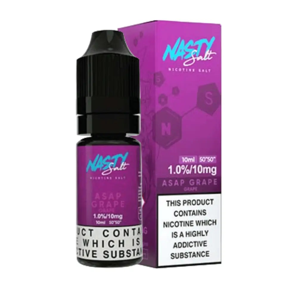 Purple Nasty Salt ASAP Grape flavored e-liquid from Nasty Juice ASAP at Smokz Vape Store