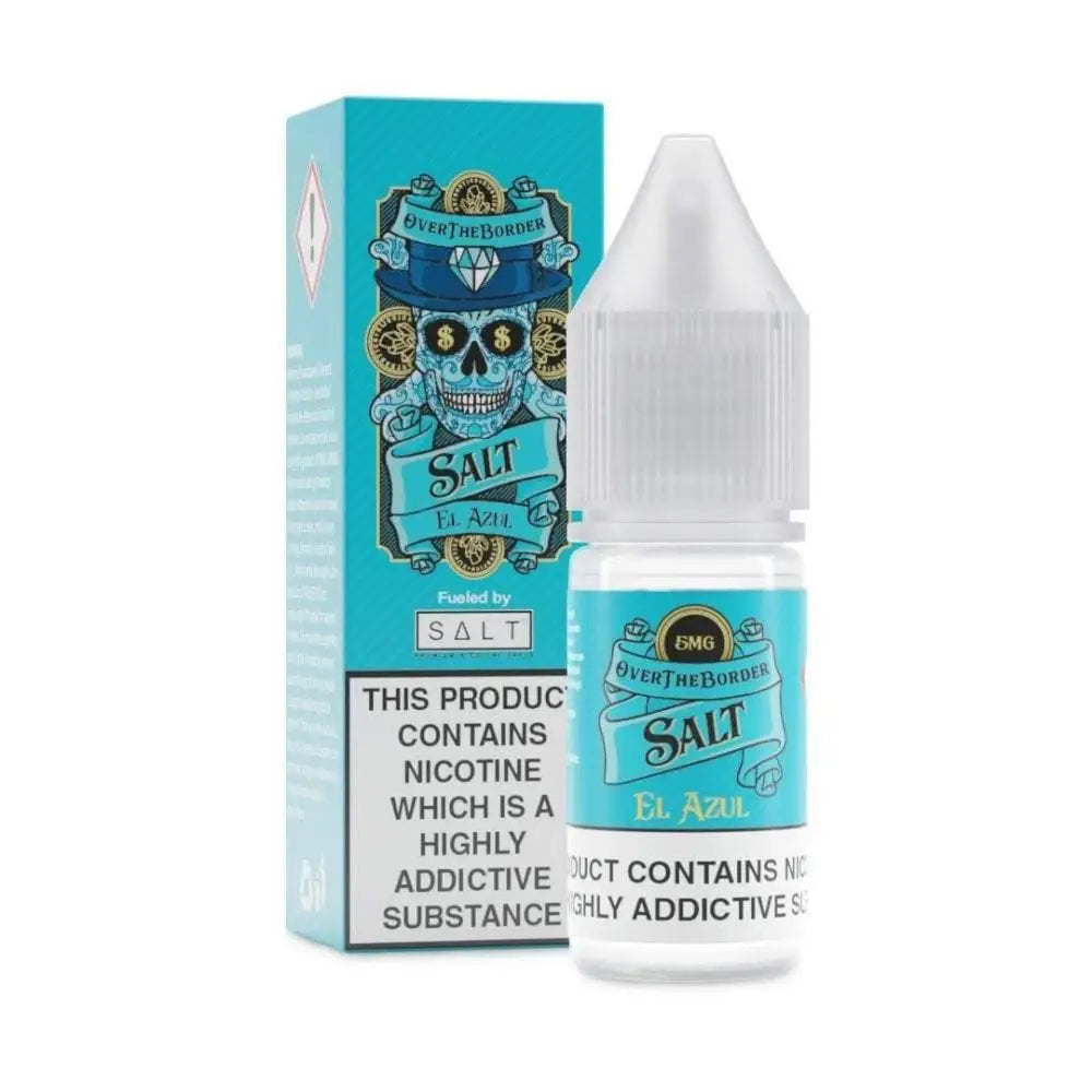 El Azul Nic Salt E-Liquid bottle with packaging at Smokz Vape Store for Border El Azul