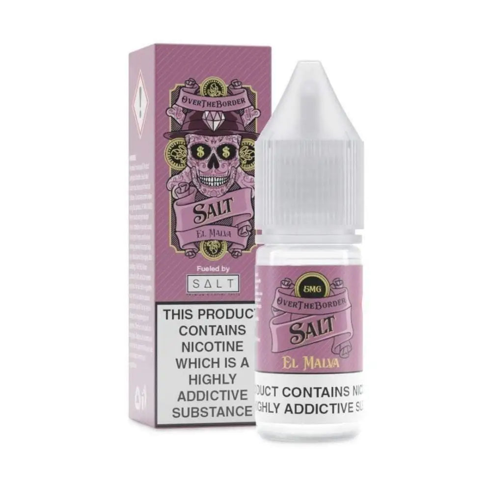 Pink and purple skull-themed 10ml nicotine salt e-liquid at Smokz Vape Store