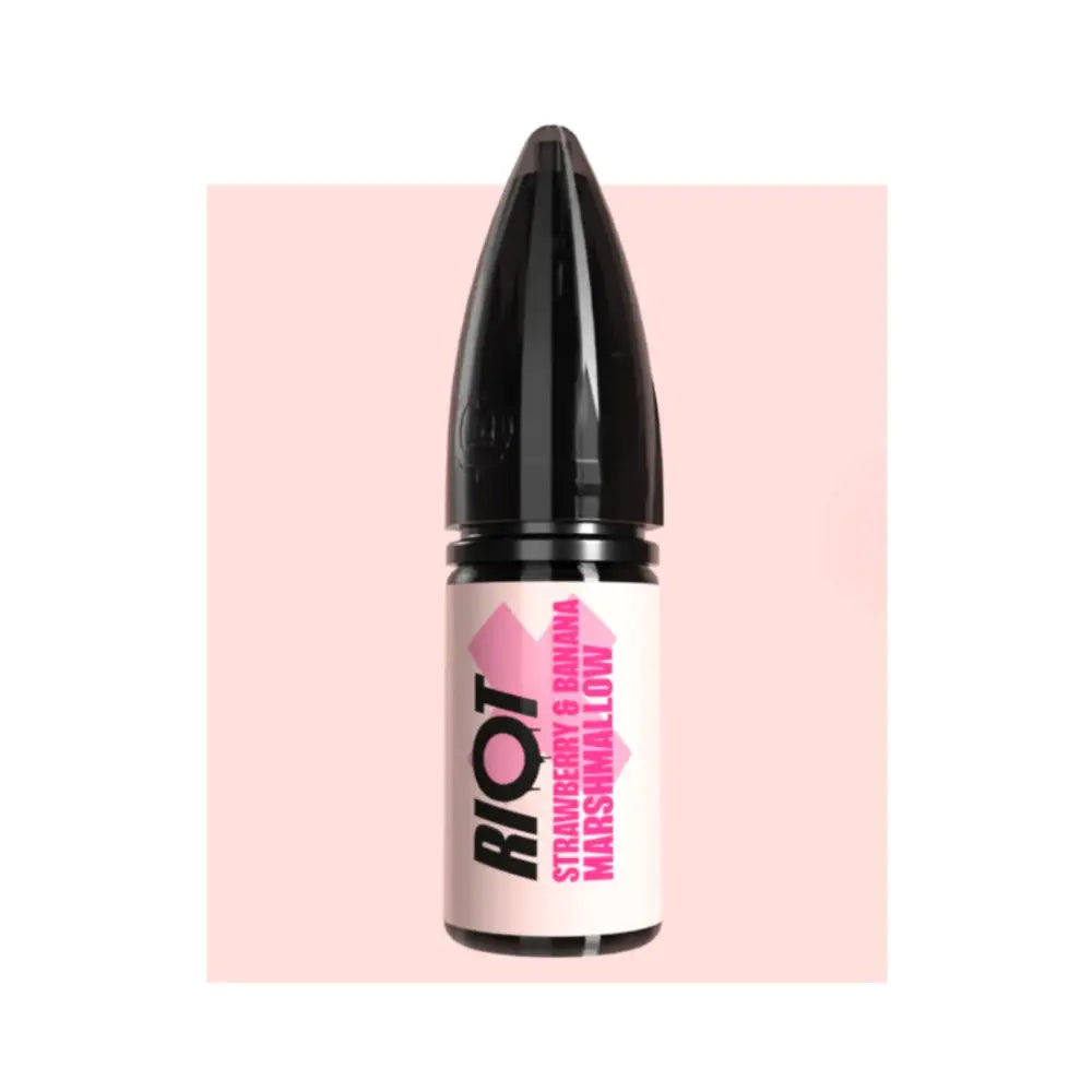 Riot X Strawberry & Banana Marshmallow Nic Salts.