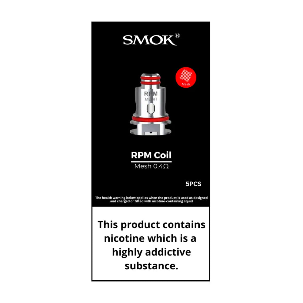 Vape coil for SMOK RPM devices 0.4Ω mesh from Smokz Vape Store