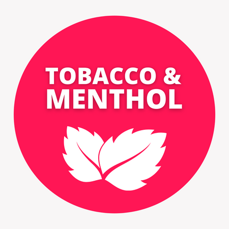 tobacco & menthol e-liquids