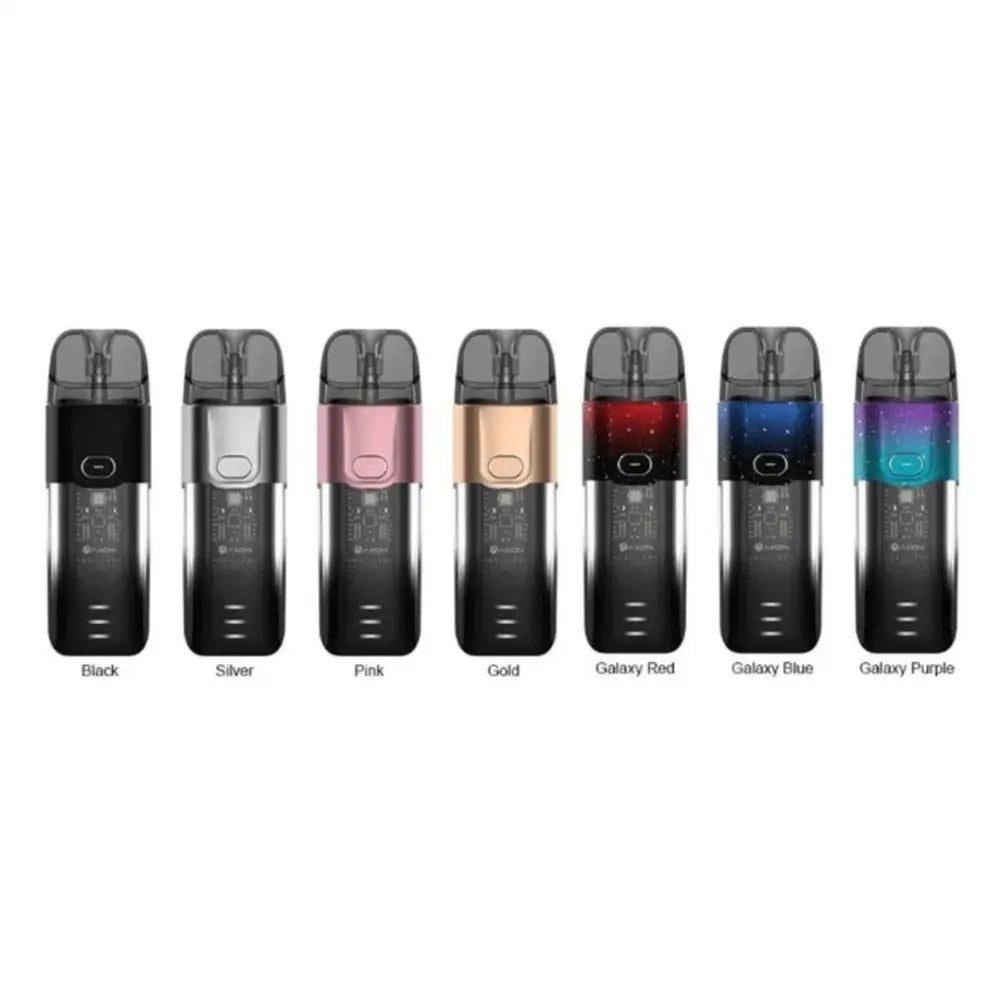 Colorful Vaporesso Luxe XR vape devices featuring Vaporesso GTX coil technology