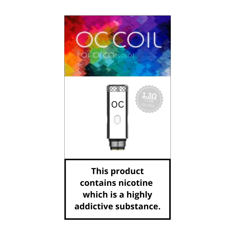 White Vaporesso Orca Solo coil with OC marking for smokz vape store nic salt products