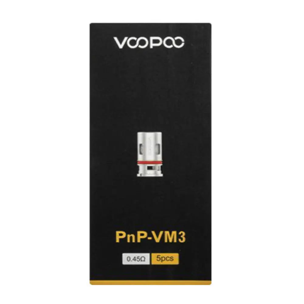 Black box for Voopoo PNP replacement coils with 0.45Ω 5pcs labels at Smokz Vape Store