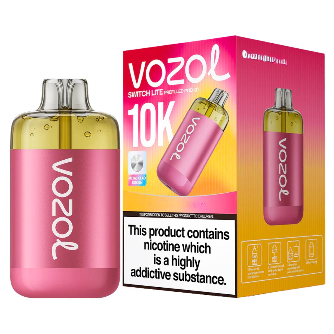 Vozol 10k Switch Lite Prefilled Pod Kit Pink Lemonade