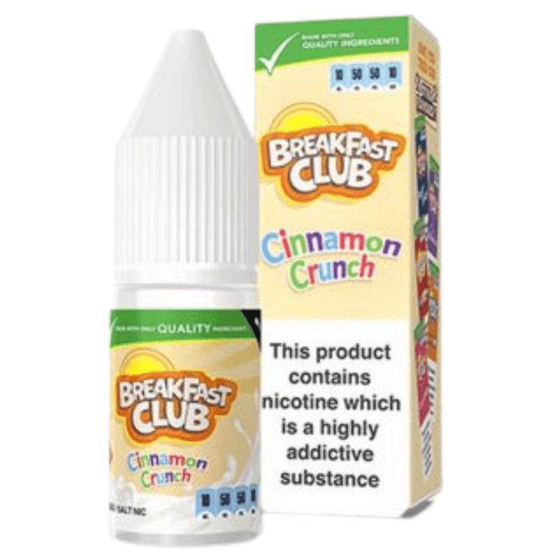 Breakfast Club Cinnamon Crunch 10ml 50/50 E-Liquid - Smokz Vape Store