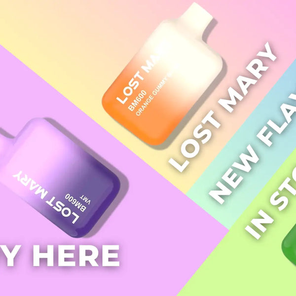 vmt flavour lost mary Lost Mary Vape BM600 and £10 Nic Salt Lead Disposable Vapes main image 1