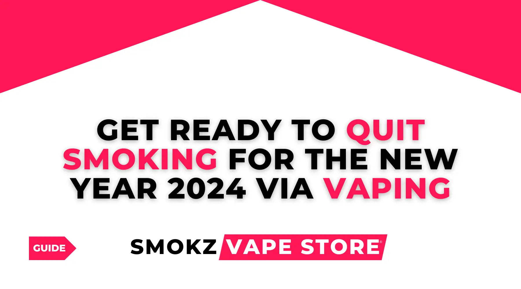 Advertisement for a vape store encouraging quitting smoking with a pod vape for a fresh start