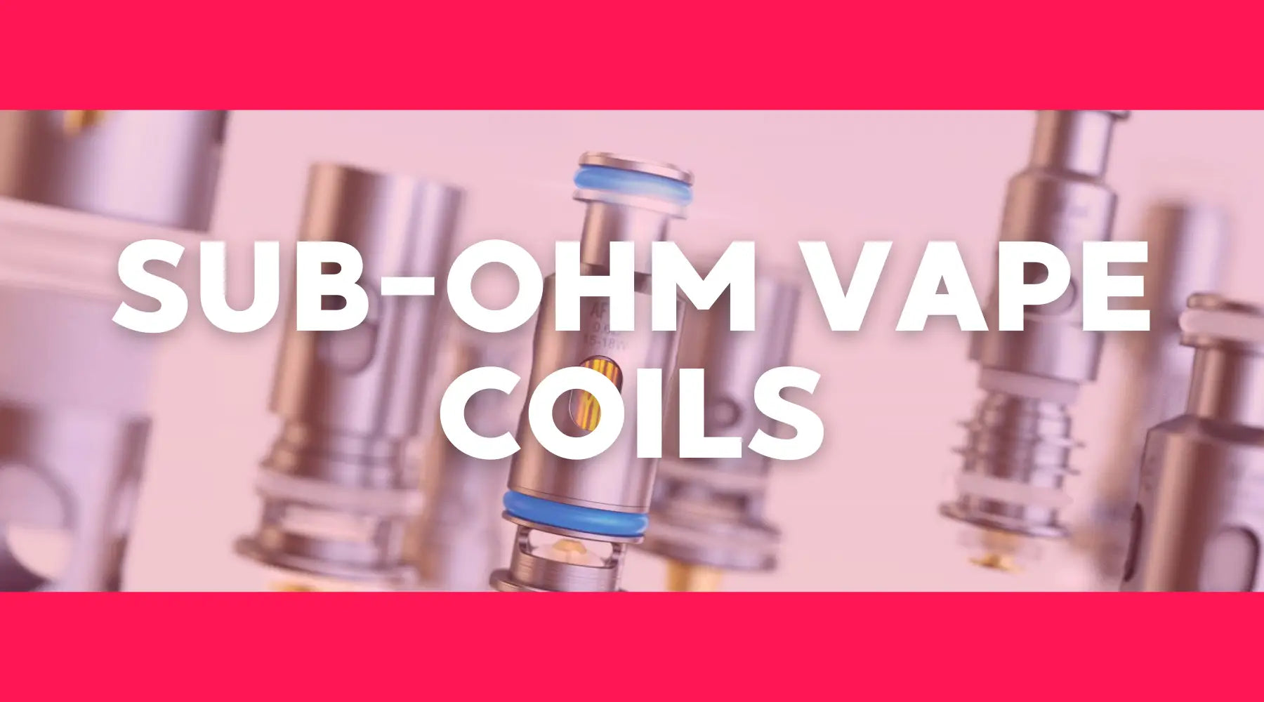 Vape coils designed for sub-ohm vaping to enhance increased vapour production and flavour