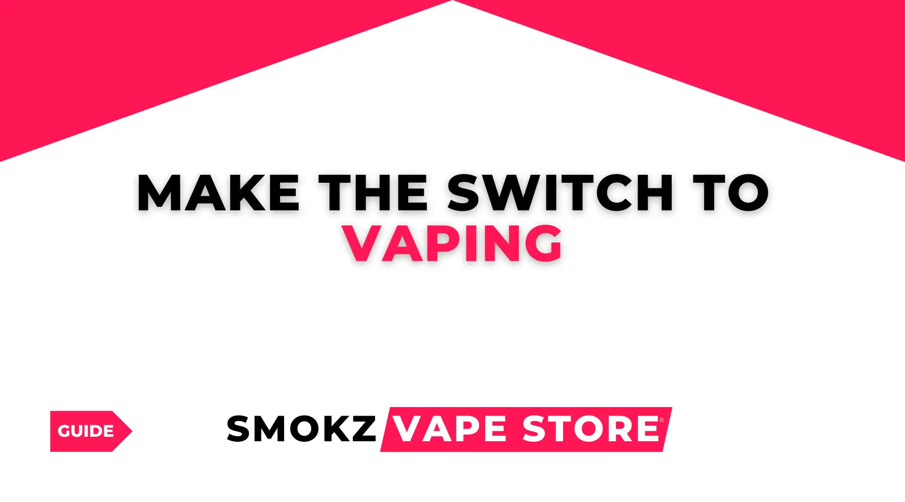 Promotional graphic for Lost Mary Nic Salt Vape Juice Flavours encouraging switching to vaping