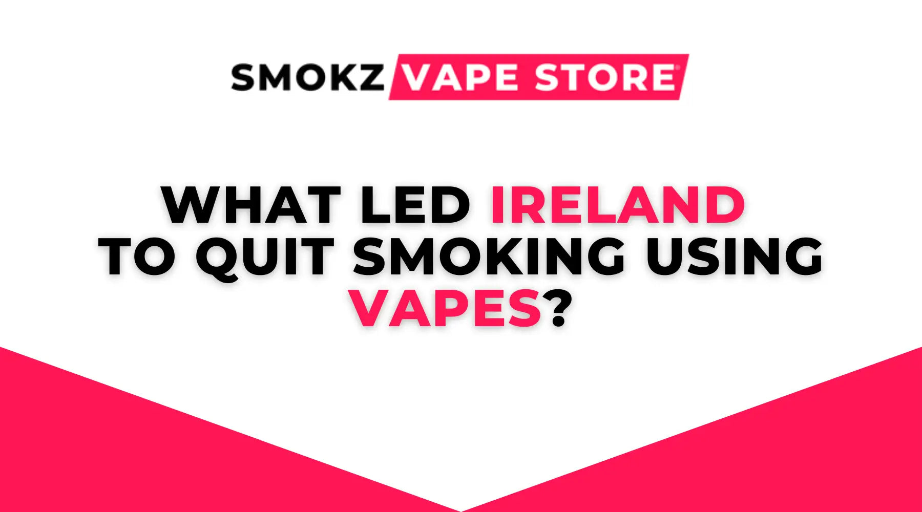 Promotional graphic for a vape store highlighting flavoured vapes and nic salt e-liquids
