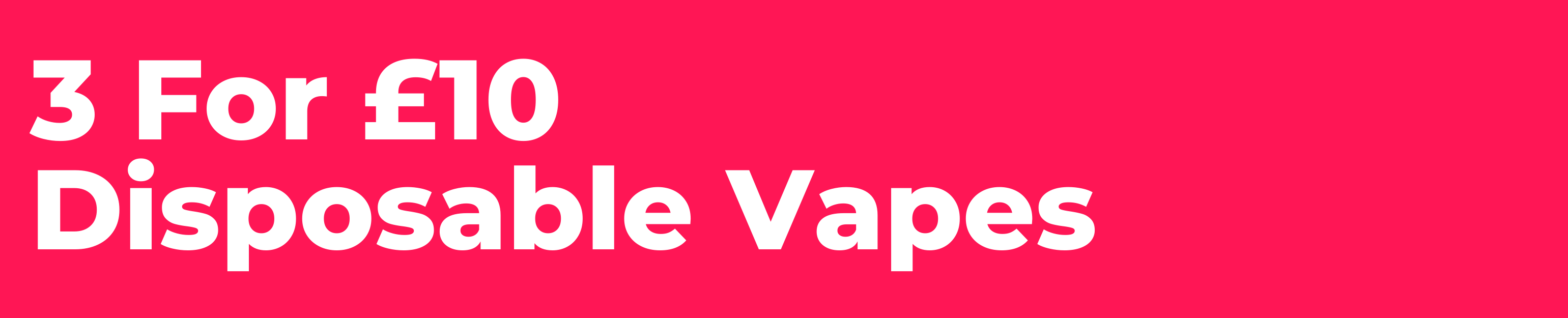 3 for £10 disposable vapes including Lost Mary and Crystal brands for multi buy savings.