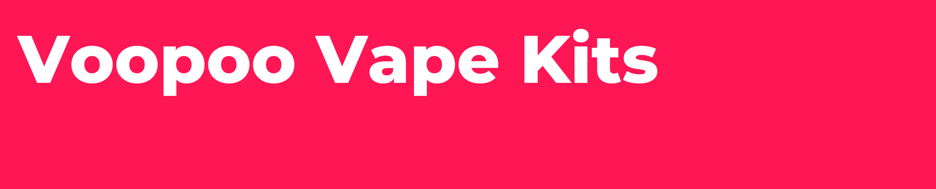 Voopoo Vape Kits collection featuring Voopoo Argus, Drag X, and Vinci models