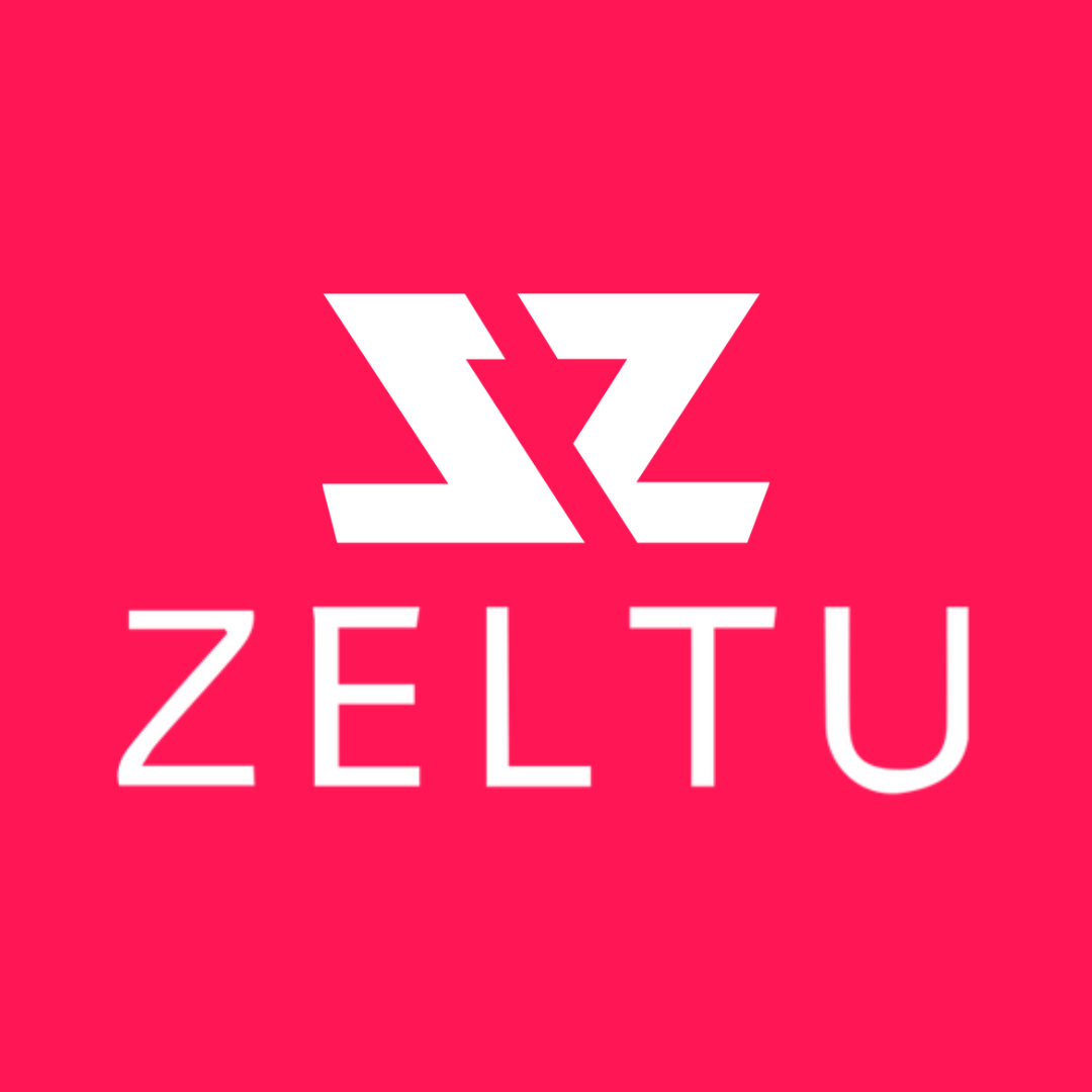 Alt text for Zeltu Vape Collection image featuring white logo with SZ and ZELTU on red background