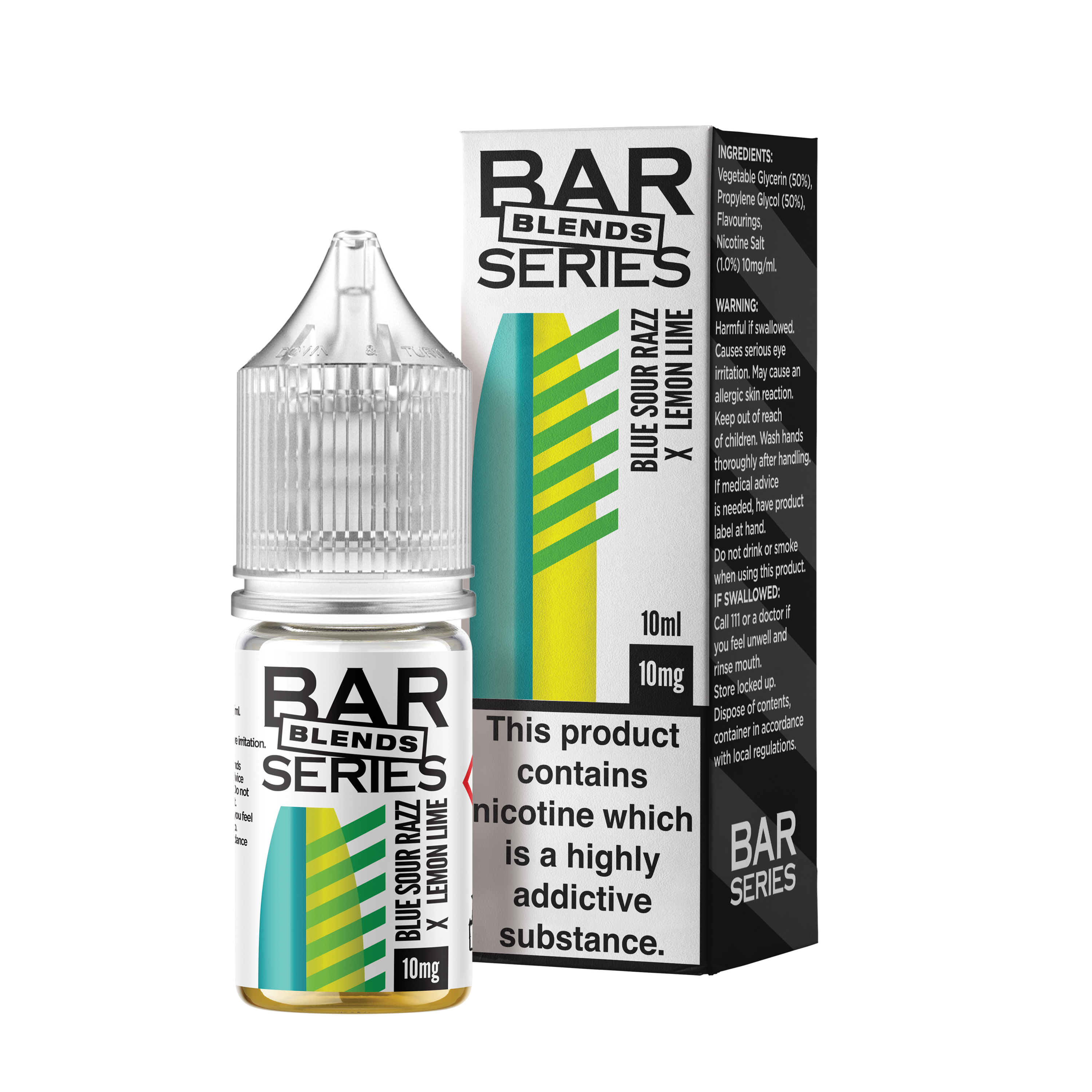 Bar Series Blue Sour Razz X Lemon Lime Nic Salt E-Liquid