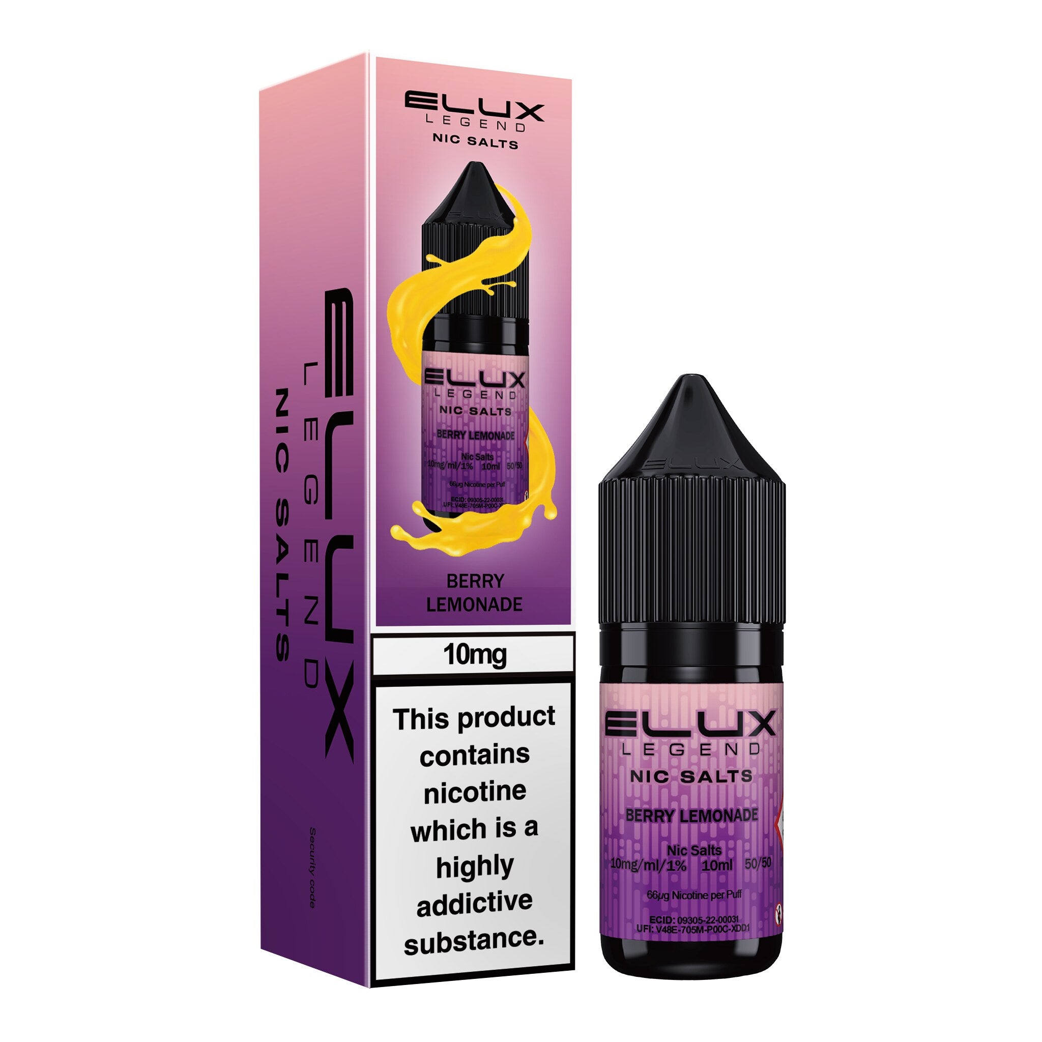 Elux Legend Berry Lemonade Nic Salt E-Liquid 10ml