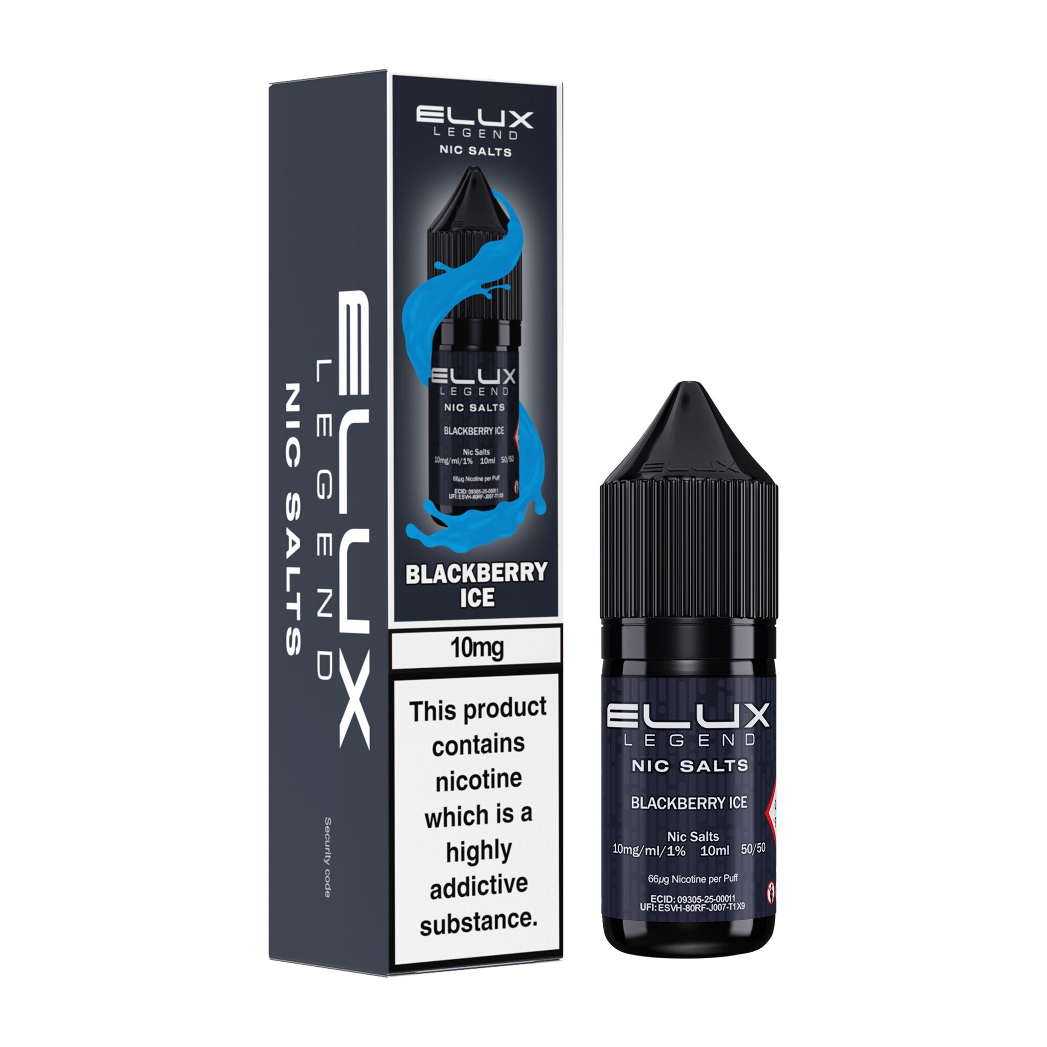 Elux Legend Blackberry Ice Nic Salt E-Liquid 10ml