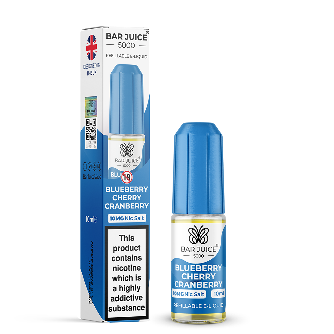 Bar Juice 5000 Blueberry Cherry Cranberry Nic Salt E-Liquid