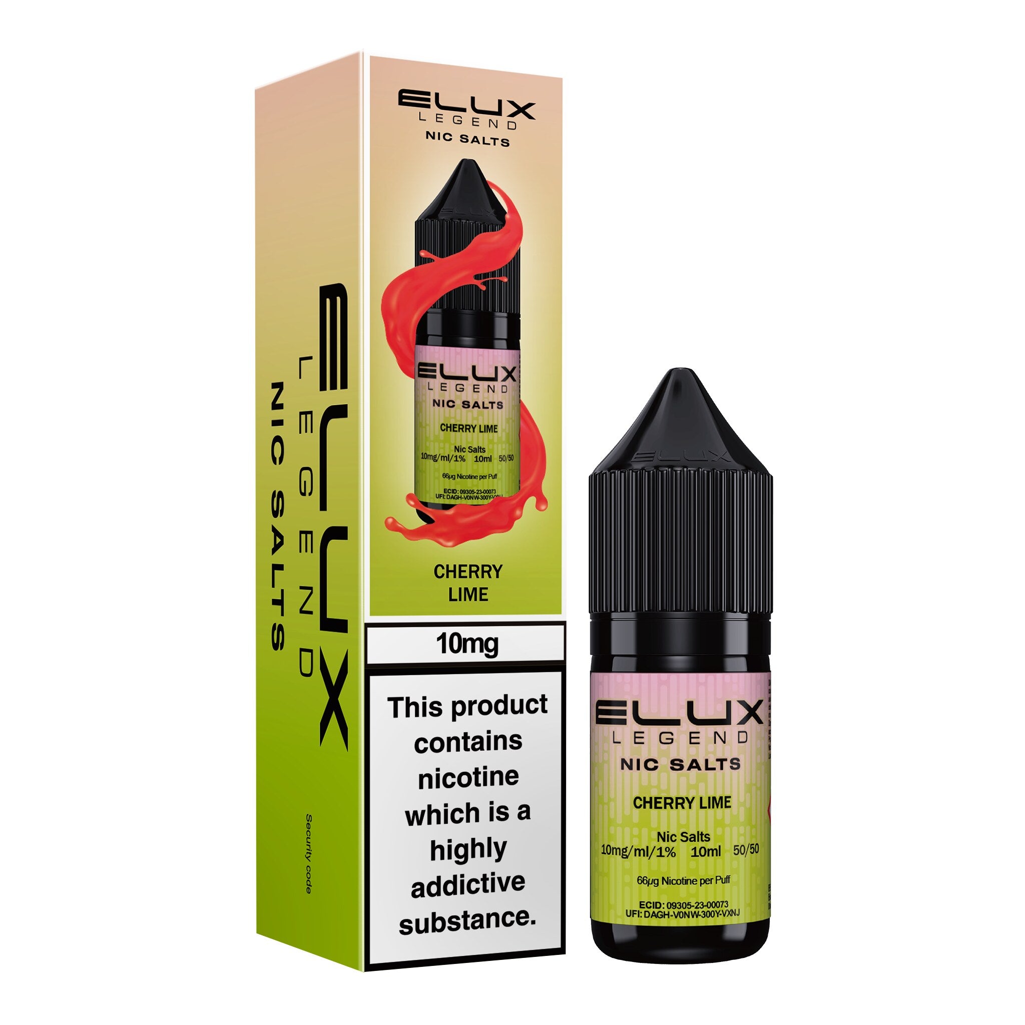 Elux Legend Cherry Lime Nic Salt E-Liquid 10ml