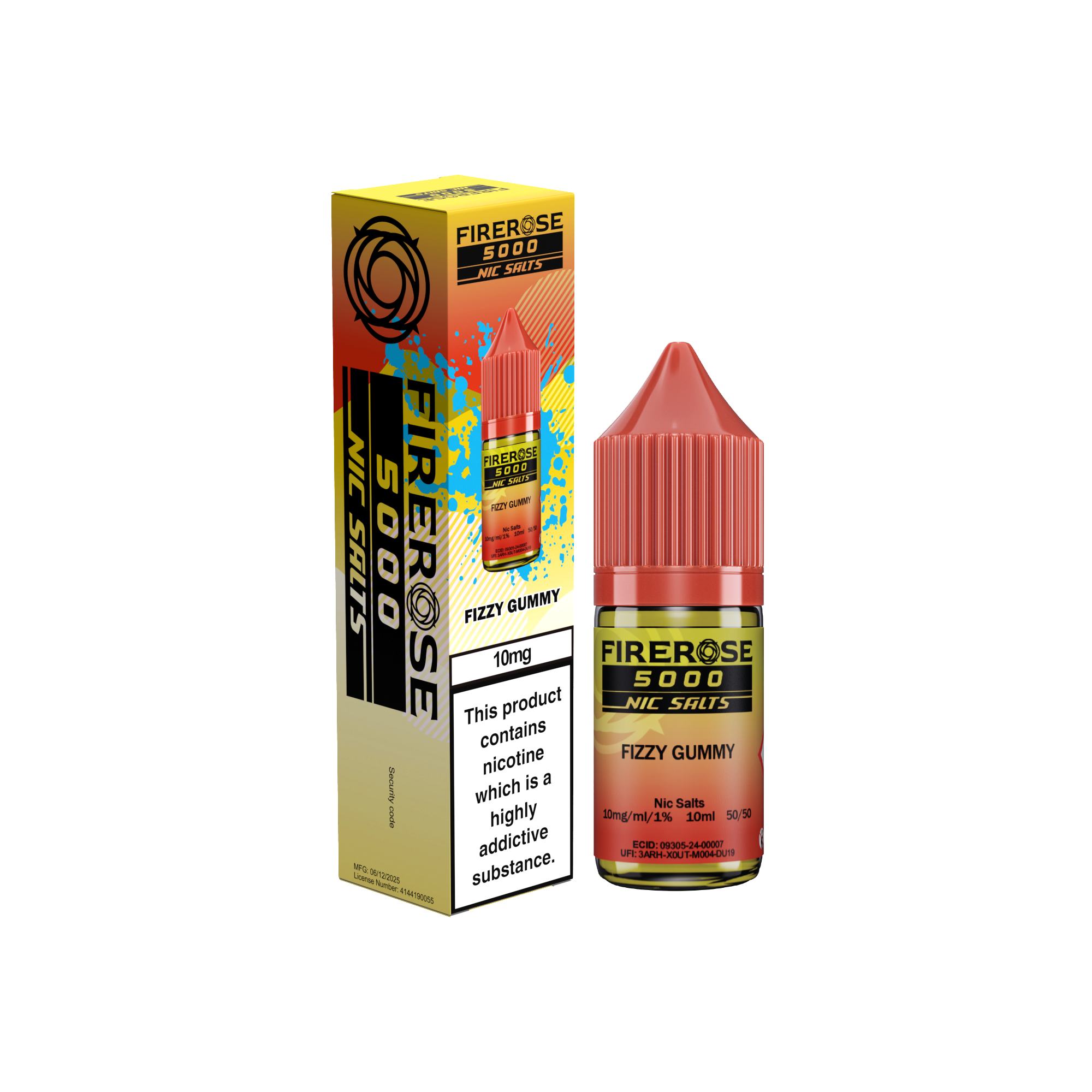 Firerose 5000 Fizzy Gummy Nic Salt E-Liquid