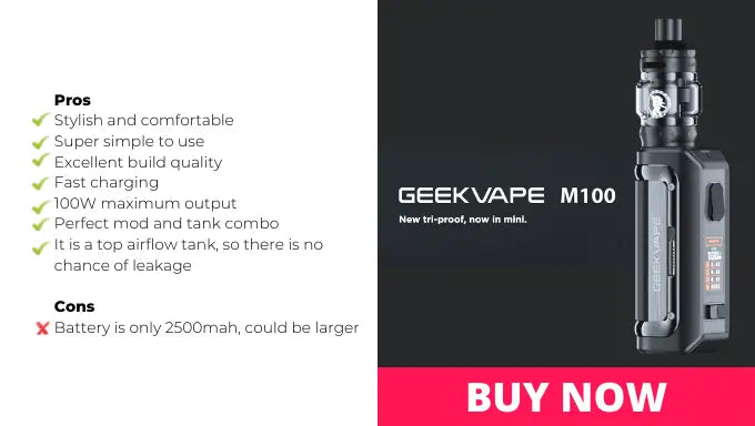GeekVape M100 Vape Kit Pros and Cons - Smokz Vape Store