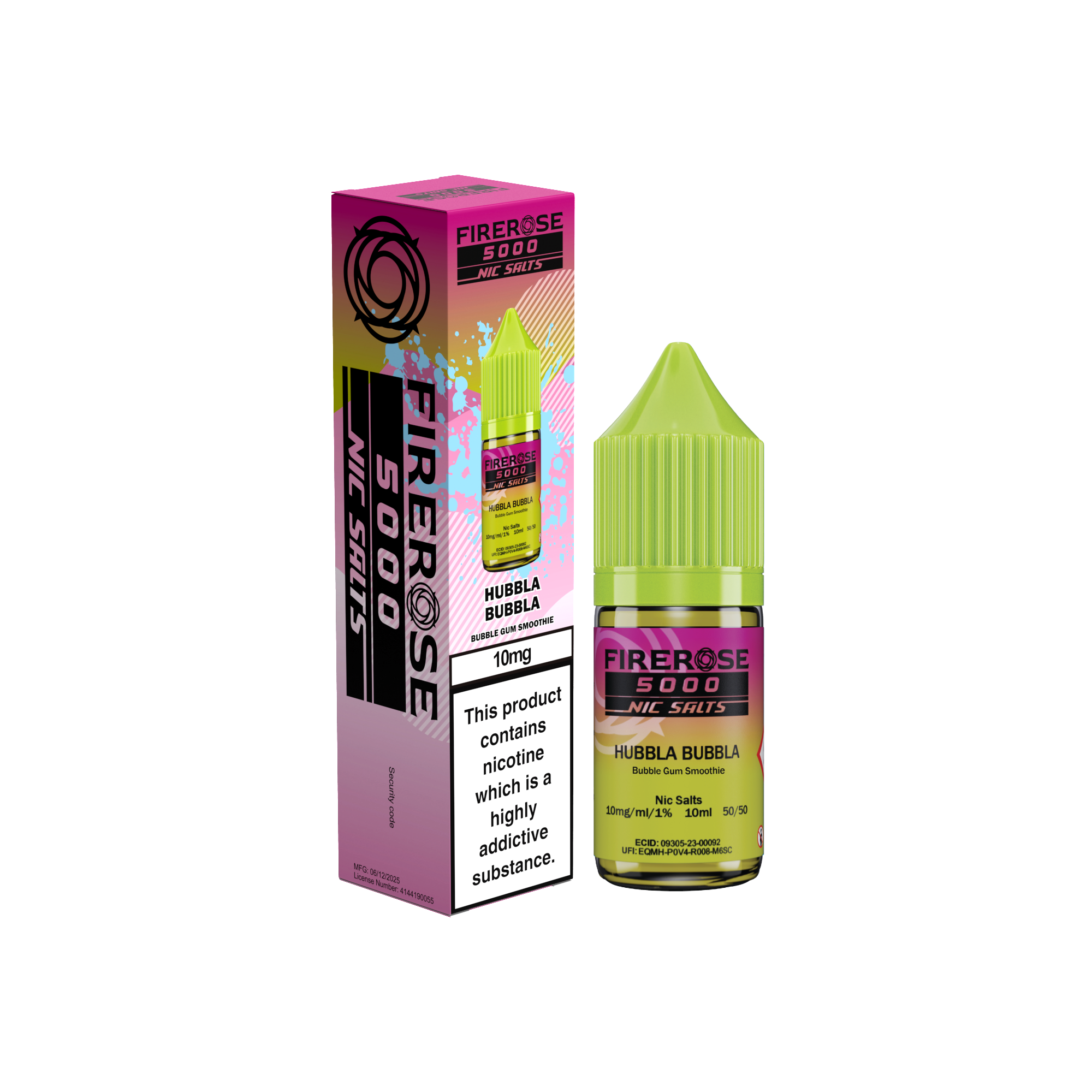 Firerose 5000 Hubbla Bubbla Nic Salt E-Liquid